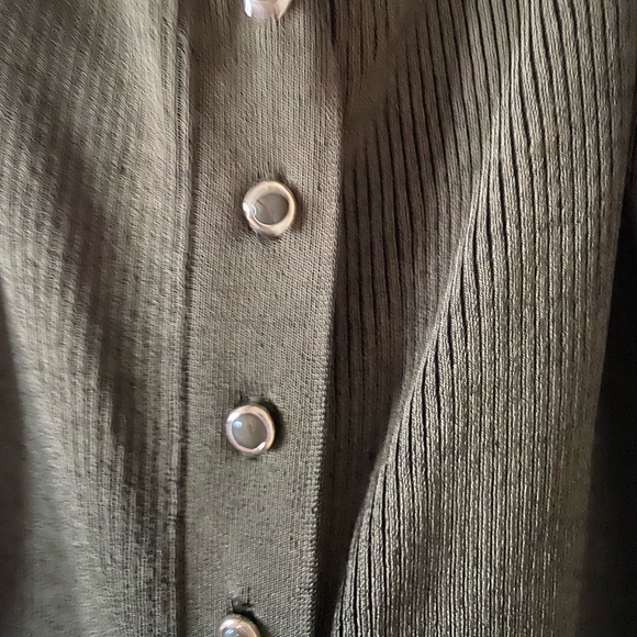 Bebe long sleeve button up sweater dress - Picture 3 of 5